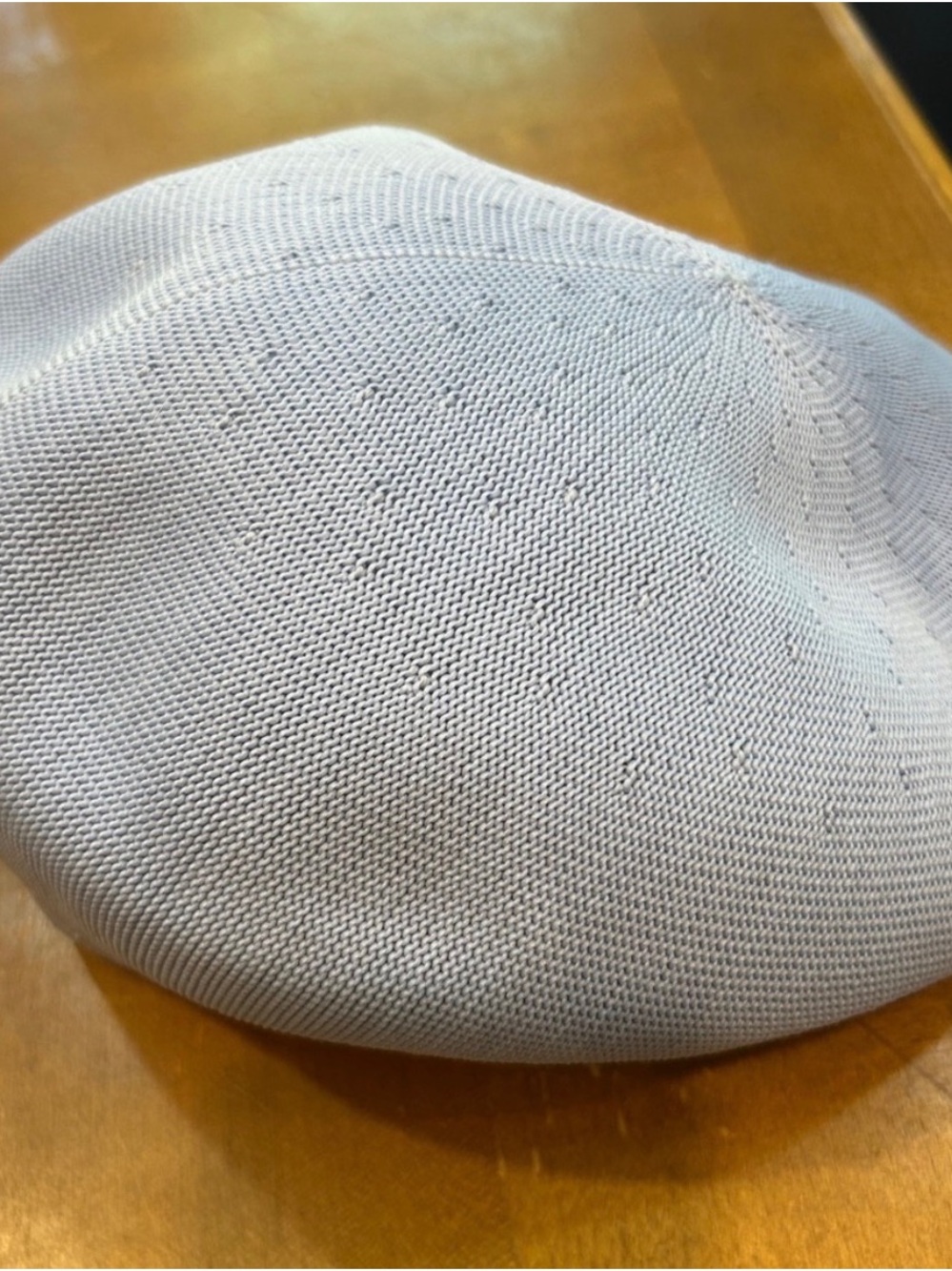 Kangol Men’s Pale Blue Knit Cap with Subtle Logo - Picture 2 of 4